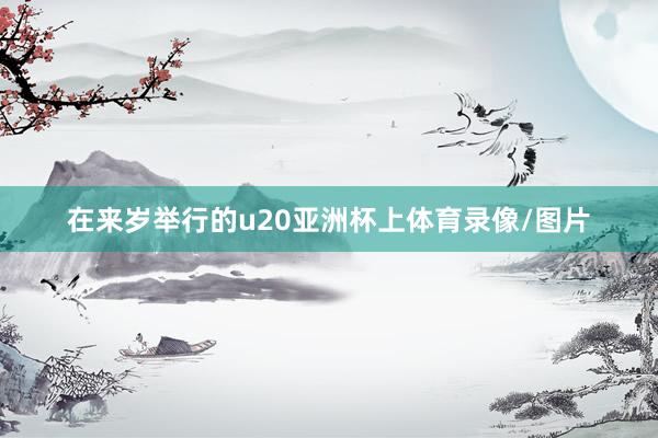 在来岁举行的u20亚洲杯上体育录像/图片