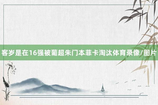 客岁是在16强被葡超朱门本菲卡淘汰体育录像/图片