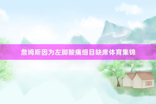 詹姆斯因为左脚酸痛细目缺席体育集锦