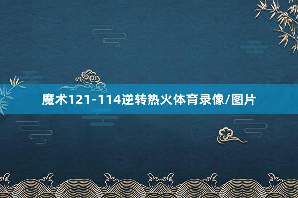 魔术121-114逆转热火体育录像/图片