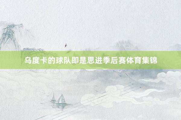 乌度卡的球队即是思进季后赛体育集锦
