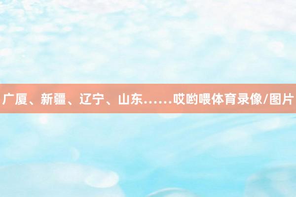 广厦、新疆、辽宁、山东……哎哟喂体育录像/图片