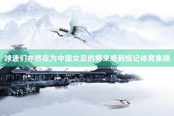 球迷们亦然在为中国女足的将来感到惦记体育集锦