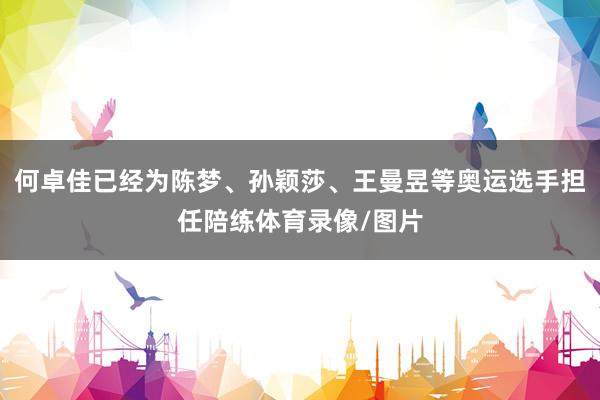 何卓佳已经为陈梦、孙颖莎、王曼昱等奥运选手担任陪练体育录像/图片