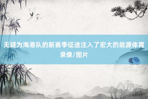 无疑为海港队的新赛季征途注入了宏大的能源体育录像/图片