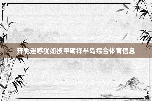 奔驰迷惑犹如披甲砺锋半岛综合体育信息