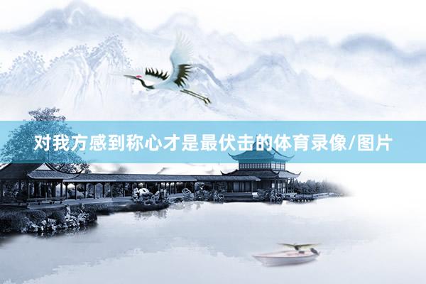 对我方感到称心才是最伏击的体育录像/图片