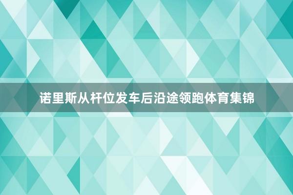 诺里斯从杆位发车后沿途领跑体育集锦