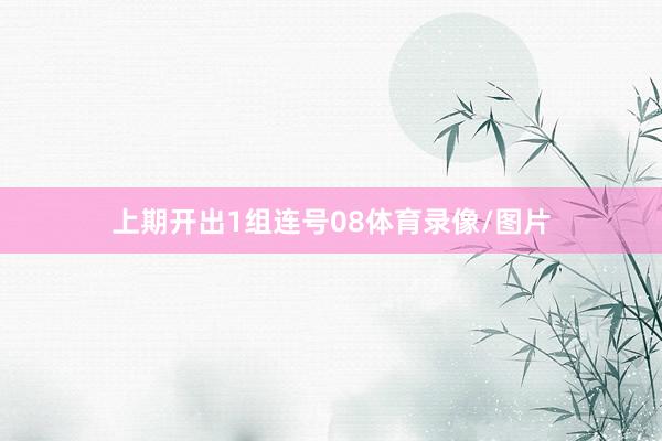 上期开出1组连号08体育录像/图片