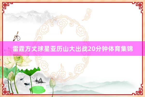 雷霆方丈球星亚历山大出战20分钟体育集锦