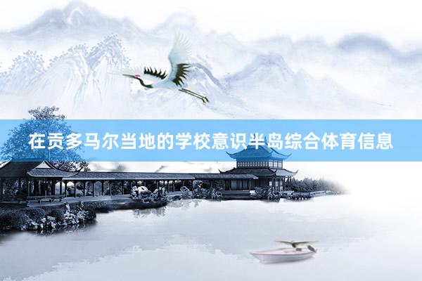 在贡多马尔当地的学校意识半岛综合体育信息