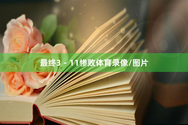 最终3 - 11惨败体育录像/图片