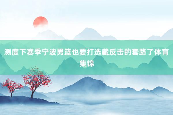 测度下赛季宁波男篮也要打选藏反击的套路了体育集锦