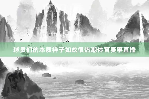 球员们的本质样子如故很热潮体育赛事直播