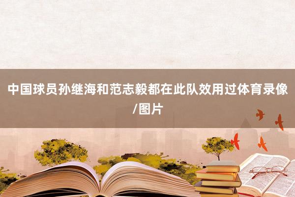 中国球员孙继海和范志毅都在此队效用过体育录像/图片