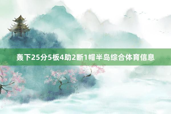 轰下25分5板4助2断1帽半岛综合体育信息