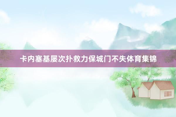 卡内塞基屡次扑救力保城门不失体育集锦