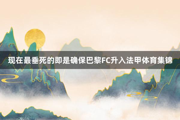 现在最垂死的即是确保巴黎FC升入法甲体育集锦