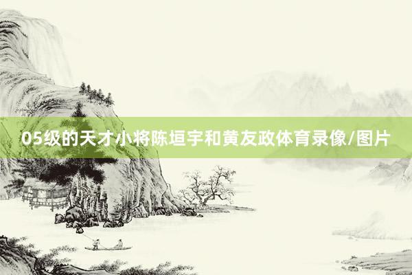 05级的天才小将陈垣宇和黄友政体育录像/图片