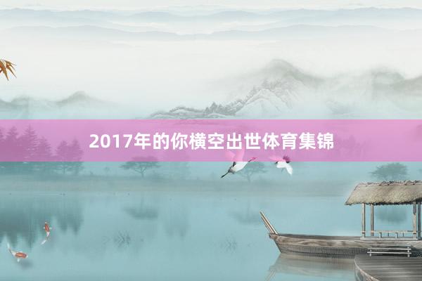 2017年的你横空出世体育集锦