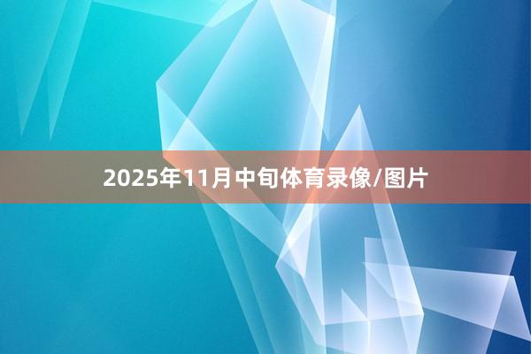 2025年11月中旬体育录像/图片